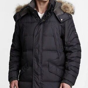 Marc New York Coyote Fur Trimmed Stowaway Parka